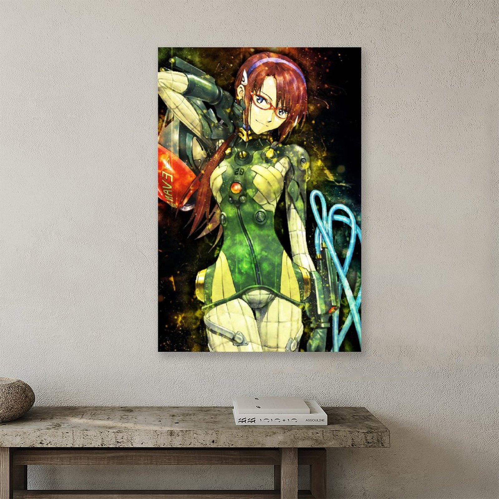 Anime Evangelion Girl MakinamiCanvas Painting Wall Art Posters and Prints Wall Pictures for Living Room Decoration 3 - Evangelion Shop
