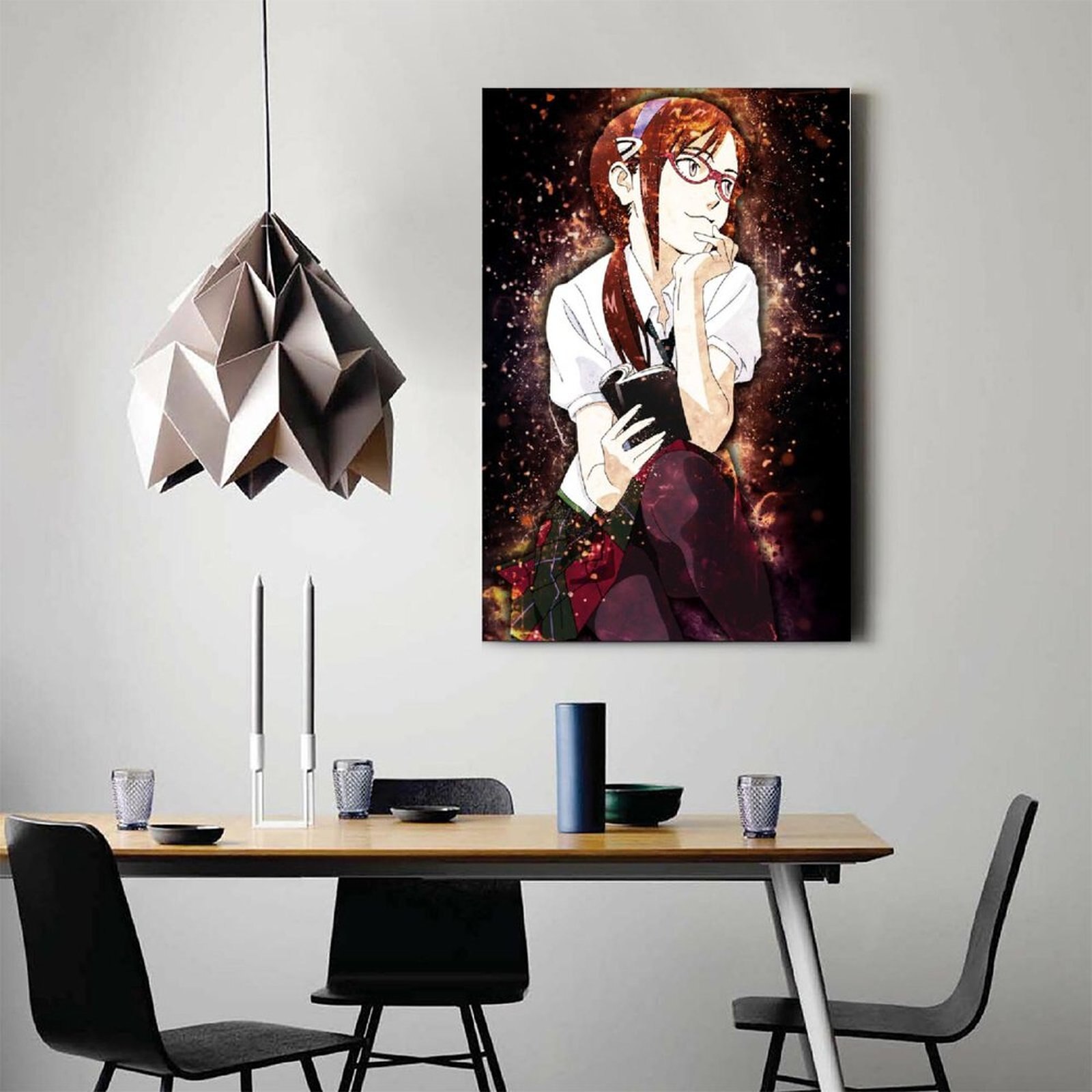 Anime Evangelion Makinami GirlCanvas Painting Wall Art Posters and Prints Wall Pictures for Living Room Decoration 2 - Evangelion Shop
