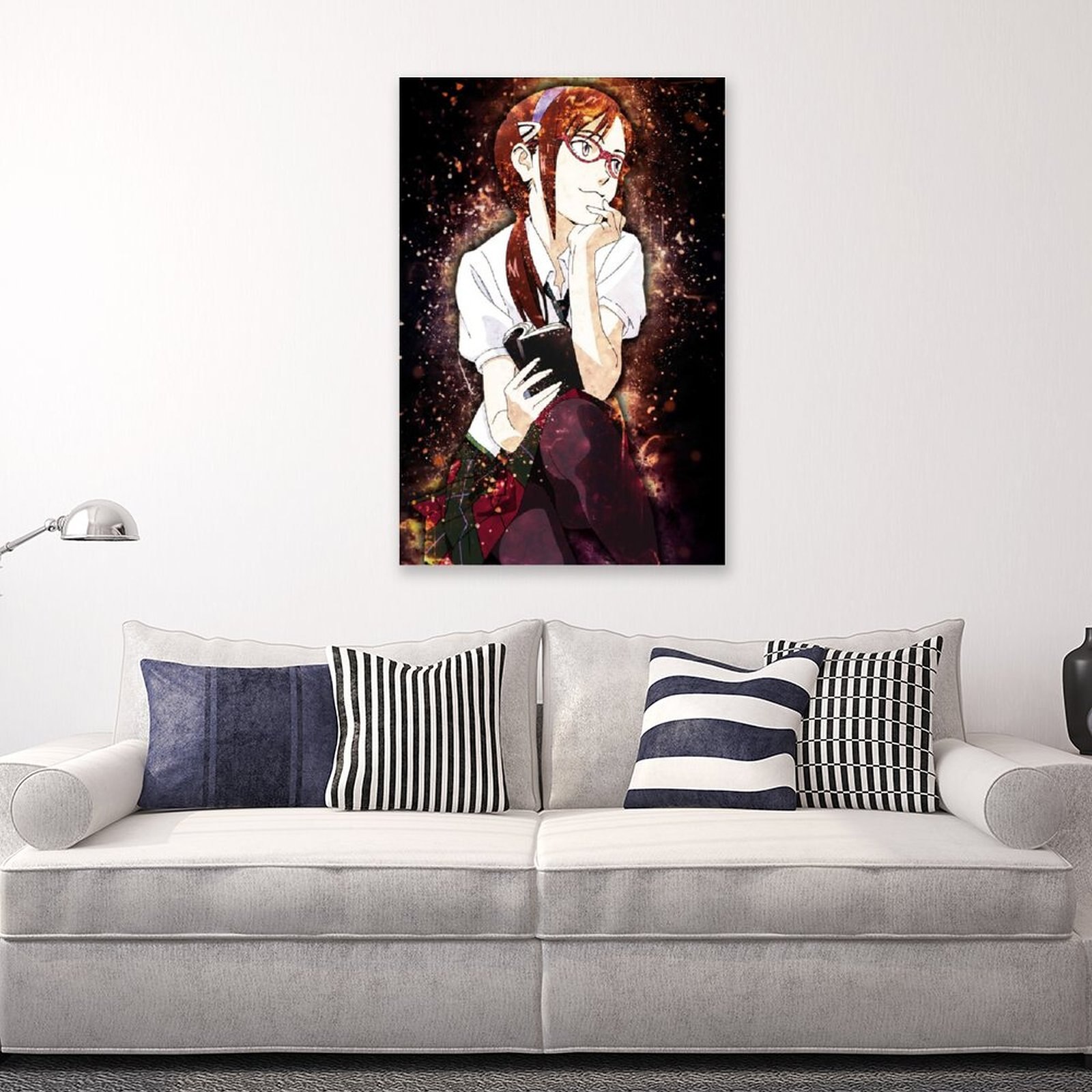 Anime Evangelion Makinami GirlCanvas Painting Wall Art Posters and Prints Wall Pictures for Living Room Decoration 4 - Evangelion Shop