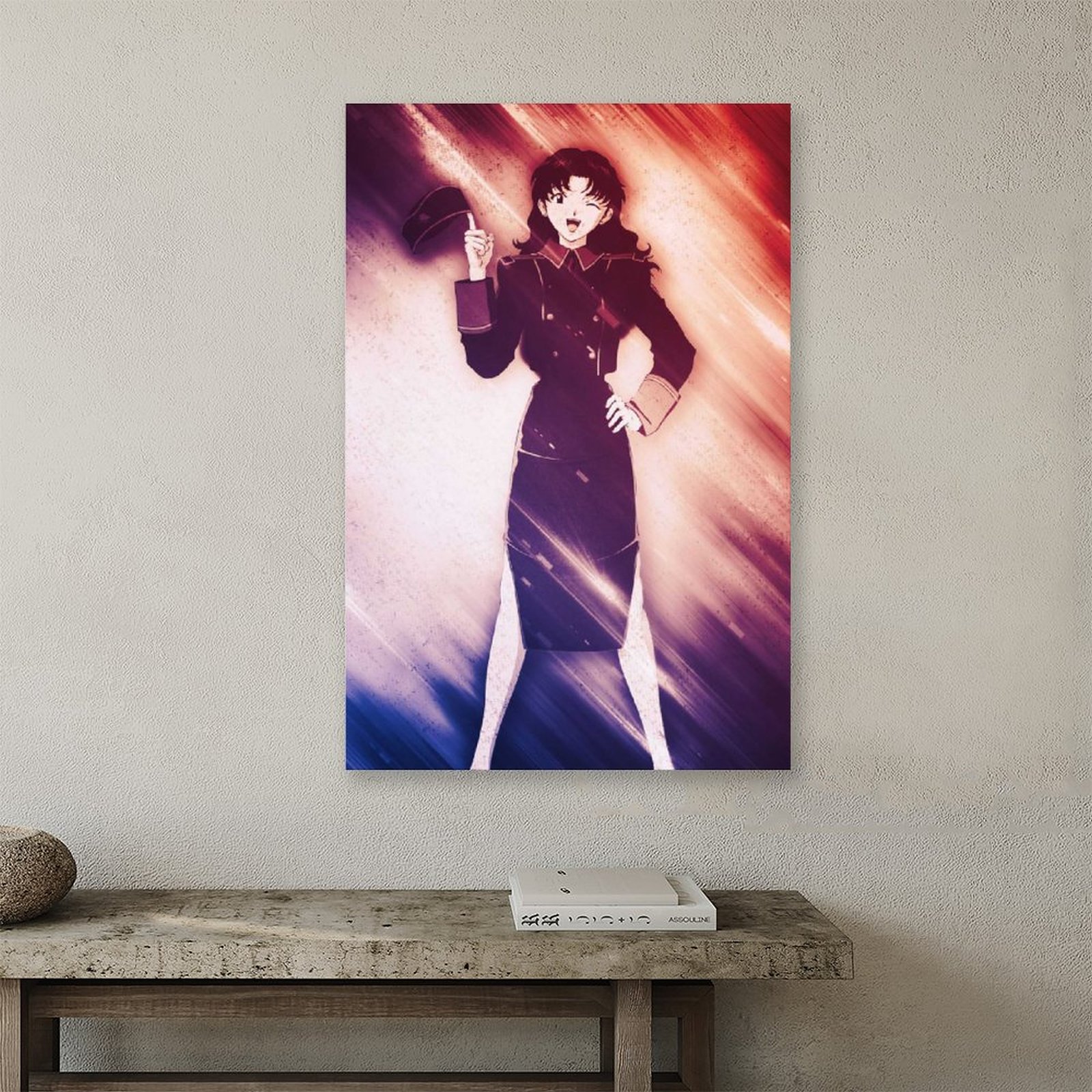 Anime Misato Evangelion GirlCanvas Painting Wall Art Posters and Prints Wall Pictures for Living Room Decoration 3 - Evangelion Shop