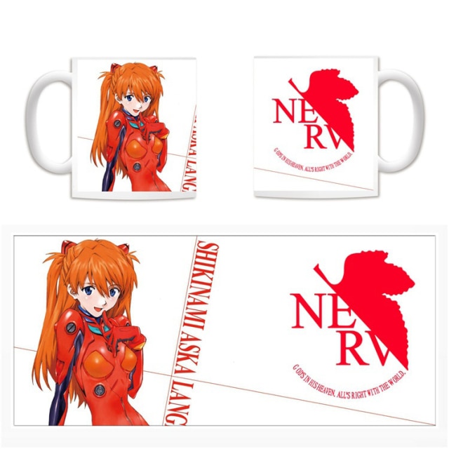 Anime Neon gensis Evagenlion Ayanami Rei Asuka Mari Beautiful Ceramic Mug Water Cup Cup 1.jpg 640x640 1 - Evangelion Shop