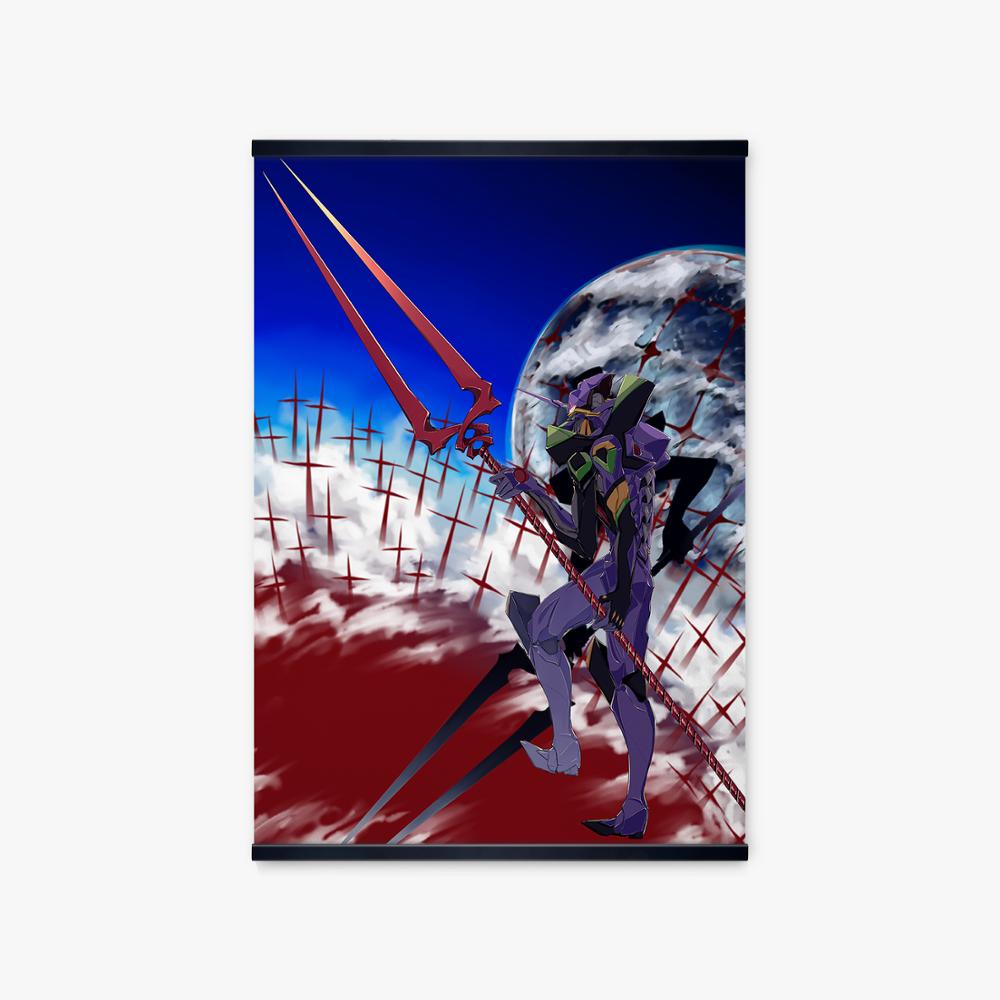 Decoration Picture Animation Evangelion Unit 01 Machine Anime Poster Print Painting Framed Canvas Wall Art Cartoon - Evangelion Shop