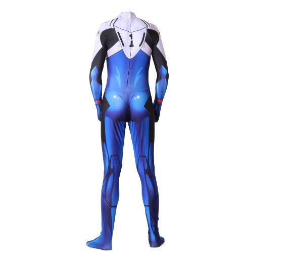 EVA Evangelion Shinji Cosplay Costume Lycra Superhero Halloween Bodysuit Jumpsuits Zentai Suis 1 - Evangelion Shop