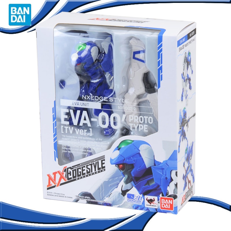 Original BANDAI NX NXEDGE STYLE EVA 00 Ver Anime Evangelion SHF Movable Joint Robot Model Kids - Evangelion Shop