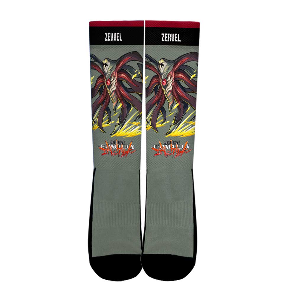 neon genesis evangelion zeruel socks anime custom socks pt10 gearanime 2 - Evangelion Shop