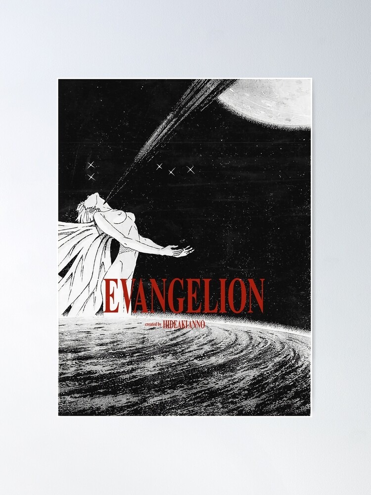 evangelion-posters-neon-genesis-evangelion-movie-blackwhite-poster